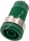 3270-GN  Gniazdo bezp. 4mm, przyłącze lutowane tuleja, 25A, zielony, ELECTRO-PJP, 3270GN